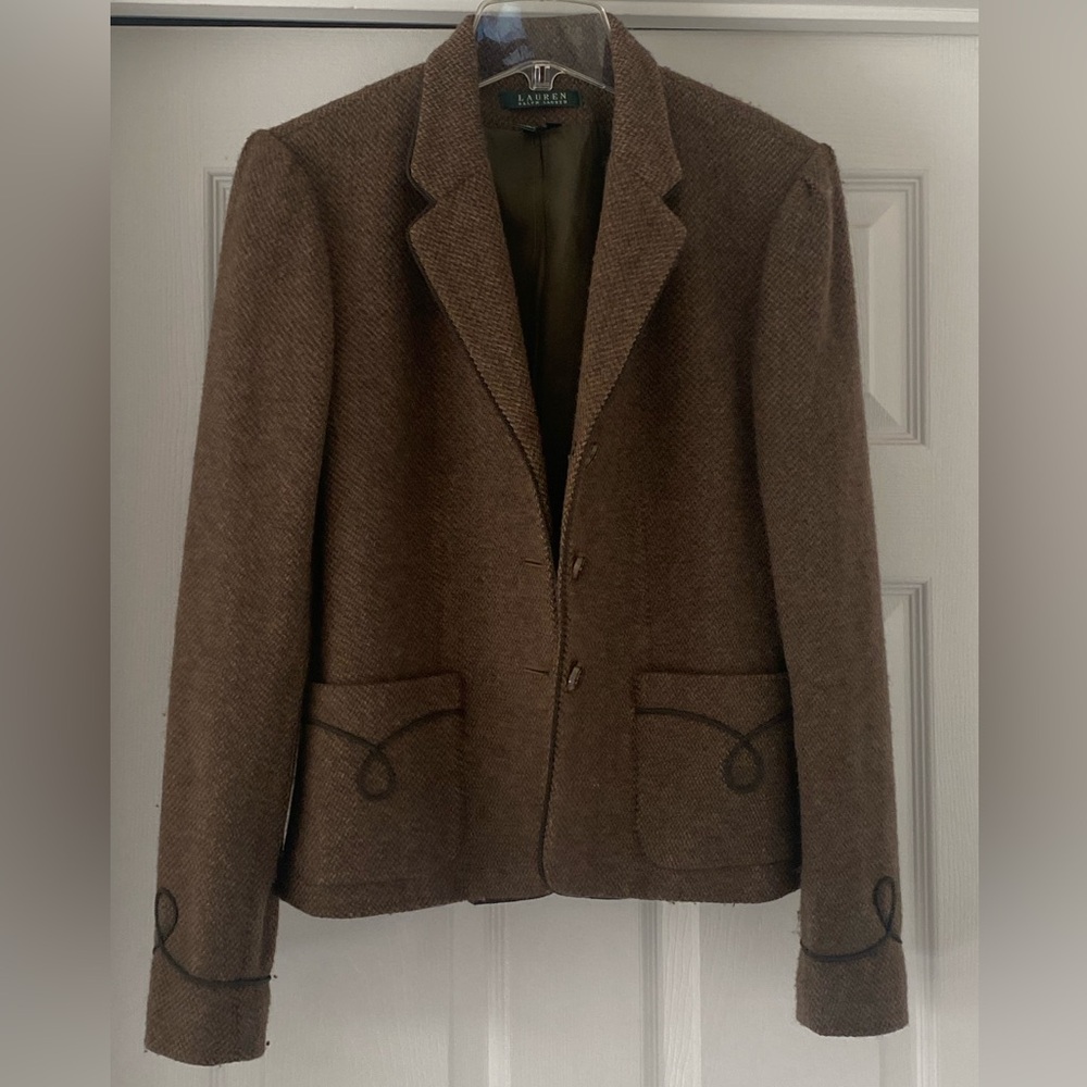 Ralph Lauren Elegant Brown Coat